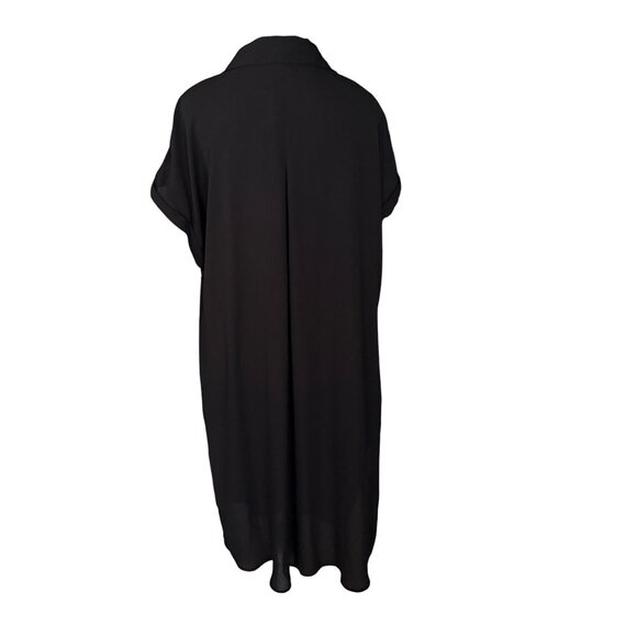 Torrid Womens Black Button-Down Tunic Top Size 0X NWT - Picture 5 of 6